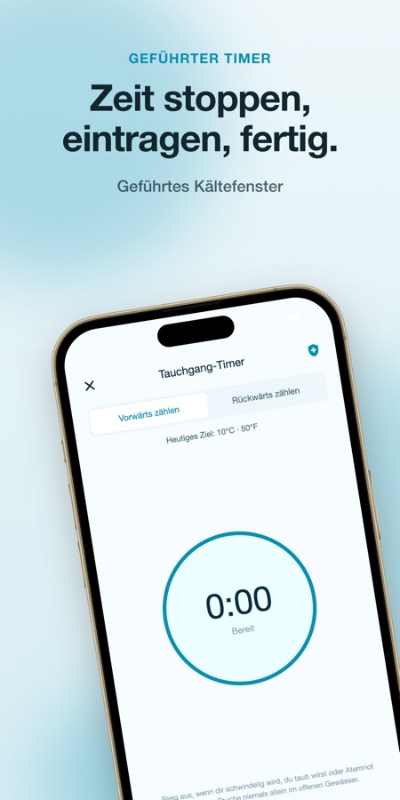 Screenshot 2 von Cold Plunge: Ice Bath Timer