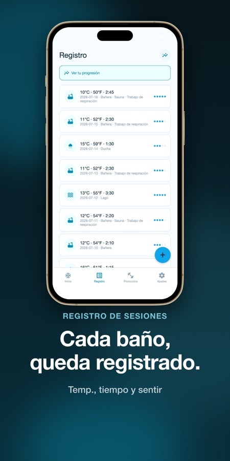 Captura de pantalla de Cold Plunge: Ice Bath Timer 3