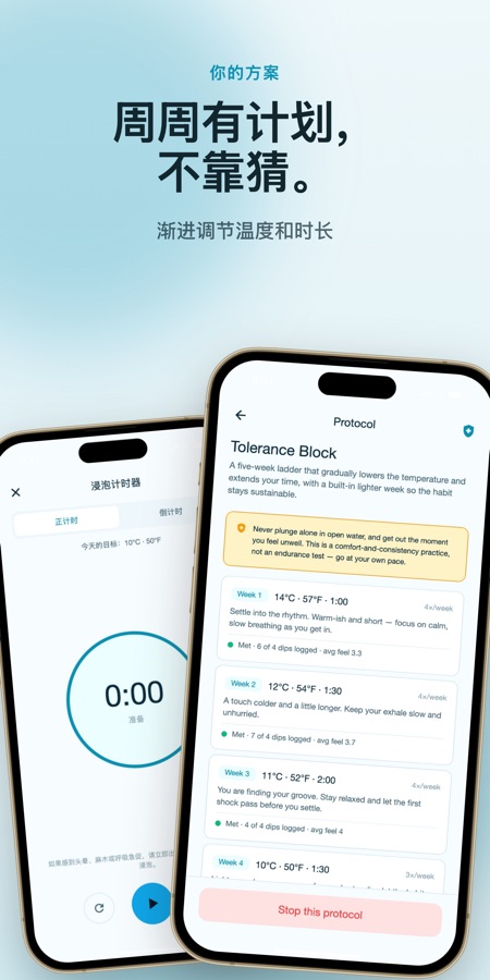 Cold Plunge: Ice Bath Timer 截图 5