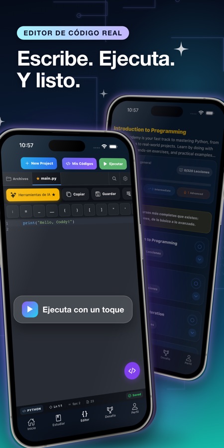 Captura de pantalla de Aprender Python: Curso Code 4