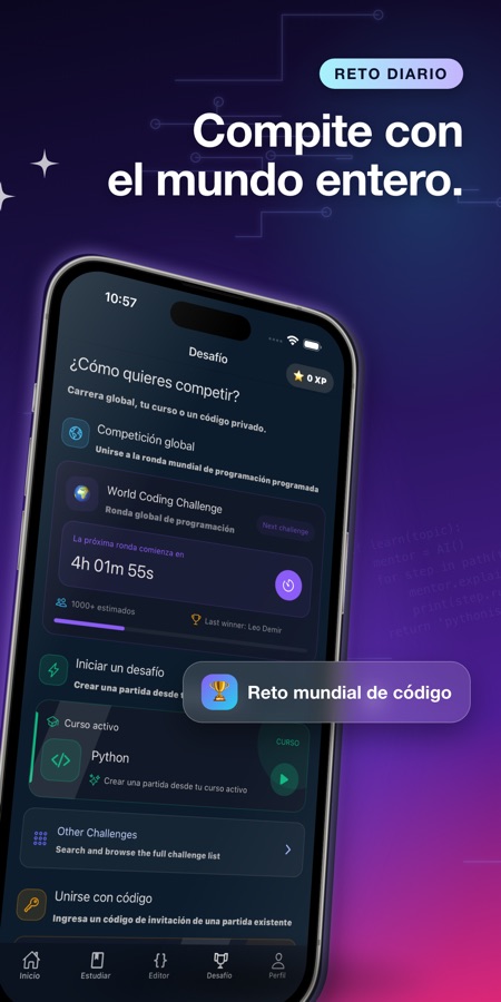 Captura de pantalla de Aprender Python: Curso Code 5