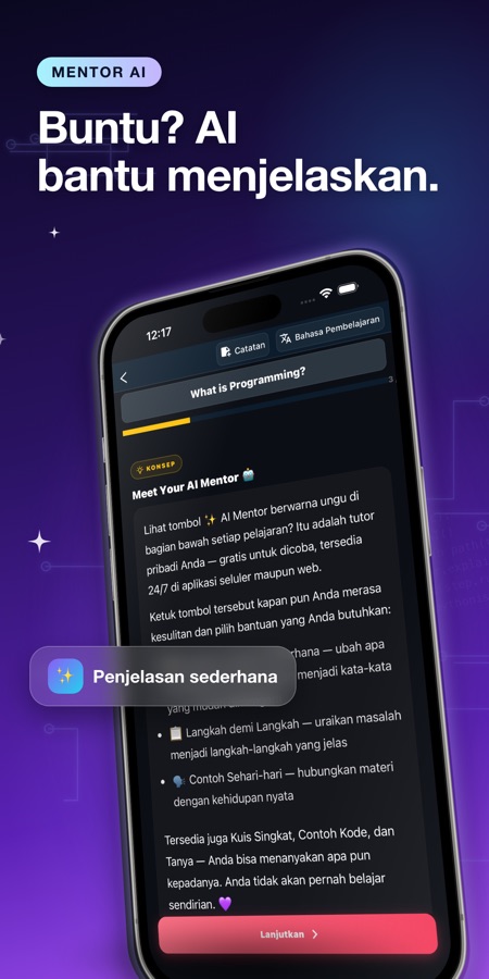 tangkapan layar Belajar Python: Kursus Code 3