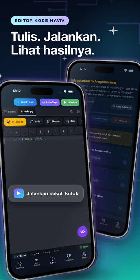 tangkapan layar Belajar Python: Kursus Code 4