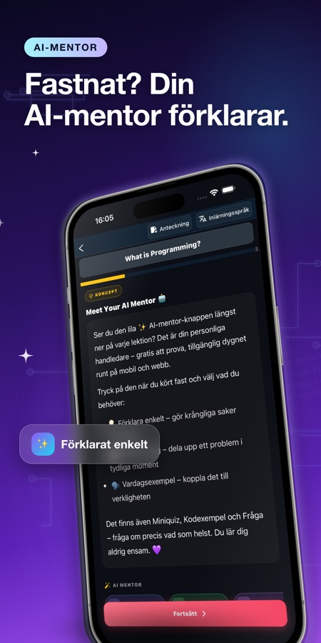 Lär dig Python: koda & öva skärmdump 3