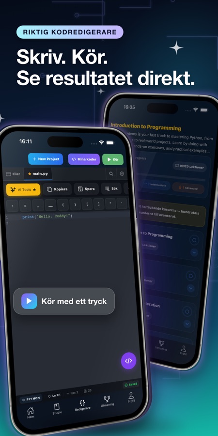 Lär dig Python: koda & öva skärmdump 4