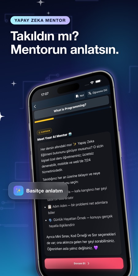 Python Öğren - Kodlama Kursu ekran görüntüsü 2