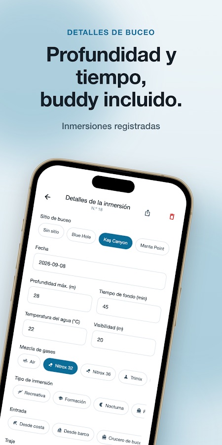 Captura de pantalla de Dive Log: Scuba Logbook 4