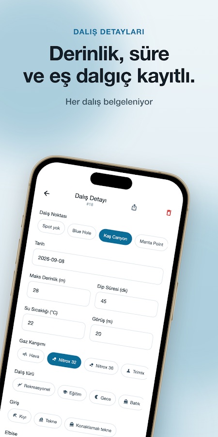 Dive Log: Scuba Logbook ekran görüntüsü 4