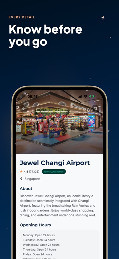 रेटिंग, विवरण और खुलने के समय के साथ Jewel Changi Airport का प्लेस पेज